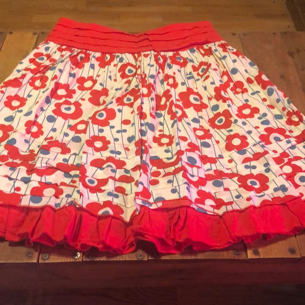XS Twenty One white/blue/ red skirt